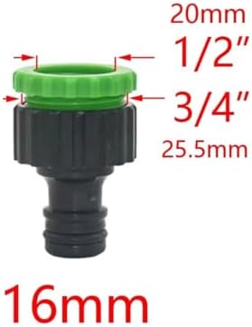 Pipe fitting Garden Tap 1/4" Hose Quick Connector Barb Water Pipe Joint Male Female Thread Drip Irrigation Adapter(C) - Image 2
