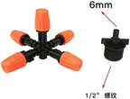 1/2" 50pcs Garden Irrigation Micro Flow Dripper,Sprinklers Emitter System Adjustable Micro Drip Head for Watering System (1) - Image 2