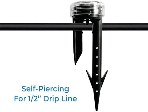 Root Quencher Spike 4-Pack - Deep Underground Dripper, Tree & Plant Root Watering Drip Irrigation & Fertilizer Stake (1/2" Female NPT Compatible with All Connectors, Water Hose, Drip & PVC) - Image 4