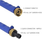 High Pressure Washer Nozzle Washer Wand Hose Nozzle Watering Sprayer Cleaning Tool, for Car/Garden Cleaning(Black) - Image 2