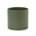 D'vine Dev Plastic Planter Pot with Saucer, 8 in, Olive, 74-X-I-1 by DvineDevPlanterPotsandStand