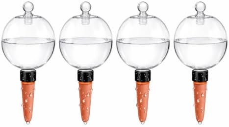 26oz EX-Large Self Watering Globes with Cover (4 PCS) by Unknown