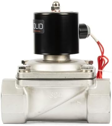 U.S. Solid Smart WiFi Stainless Steel Solenoid Valve, 2", 110V AC, Normally Closed, App Remote Control for Irrigation & Automation - Image 3