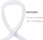DERNORD PVC Tubing 1-1/4"ID X 1-1/2"OD Flexible Clear Vinyl Hose 5 Feet for Food Grade - Image 4
