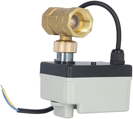 Motorized Ball Valve Brass Body ABS Shell 2 Way Normally Closed Electrical Ball Valve DC12 To 24V DN20 IP54 For Industrial Automation Control Systems - Image 7