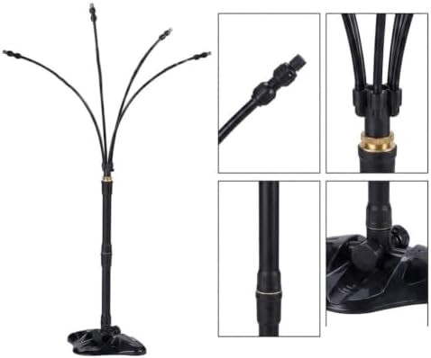 Adjustable Standing Misting Cooling System with 26.2ft Hose, 4 Brass - Image 5