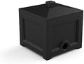 Mayne Fairfield Garden Hose Bin - Black - 17in L x 17in W x 18in H - Holds up to 100 ft. of standard garden hose (5858-B) by Mayne