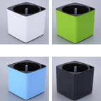 Abaodam Planter Large Capacity with Double Layer Design and Thick Cotton Rope Self Watering Flower Pot Square Plastic for Wall or Desk Indoor Plants - Image 2
