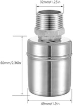 1/2 3/4 1Inch Ball Valve Automatic Water Level Control 304 Stainless Steel Auto Shut Off Float for Water Tank(3/4",Side Water Inlet) - Image 7