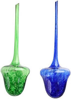 Plant Watering Globes Automatic Glass Watering Bulbs, Glass Ball Planter, Garden Watering Cans Glass drip System, Single Wood Wine Box for Gifting and Storage (Green) - Image 4