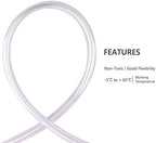 DERNORD PVC Tubing 5/16"ID X 7/16"OD Flexible Clear Vinyl Hose 100 Feet for Food Grade - Image 5