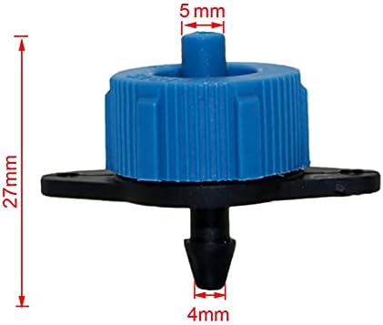 Lawn Garden Sprinkler Adjustable Steady Flow Nozzle Pressure Detachable Compensating Dripper 4/7mm Interface Garden Drip Irrigation Accessories (Color : 4L) - Image 3