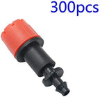 Gardening Watering System Tools 50-300pcs Garden Adjustable Nozzle with T-Shaped Barb Connector for Drip Irrigation Watering Sprinkler Drip Tip Dripper Flowerbed (Color : A x 300pcs) - Image 2