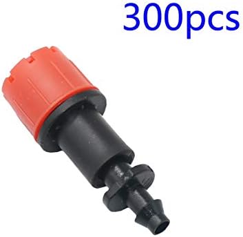 Gardening Watering System Tools 50-300pcs Garden Adjustable Nozzle with T-Shaped Barb Connector for Drip Irrigation Watering Sprinkler Drip Tip Dripper Flowerbed (Color : A x 300pcs) - Image 2