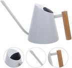 Stainless Steel Watering Pot with Wood Handle Large Capacity Long Spout Indoor Outdoor Plant Watering Can Wear-Resistant Kettle for Garden Flowers Succulents - Image 3