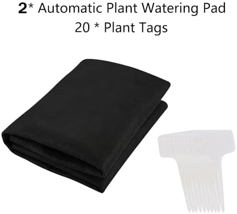 SagaSave 2 Packs Automatic Plant Watering Mat, Self Watering Capillary Mat, 3mm Thicken Vacation Plant Watering System for Greenhouse Hydroponics Indoor Potted Plants - Image 2