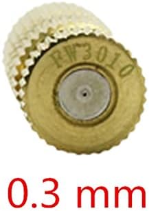 Garden Lawn Sprinkler Irrigation System Brass High Pressure Mist Cooling Nozzle with External Thread Garden Tools and Equipment Industrial Cooling System 1 Piece (Color : 0.3 mm) - Image 2