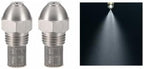 Fine Atomizing Spray Tip 2PCS 304 Stainless Steel Misting Nozzle 1.5mm Orifice 1/4 BSPT Atomizing Spray Tip Silver Garden Misting Nozzle Plant Watering - Image 4
