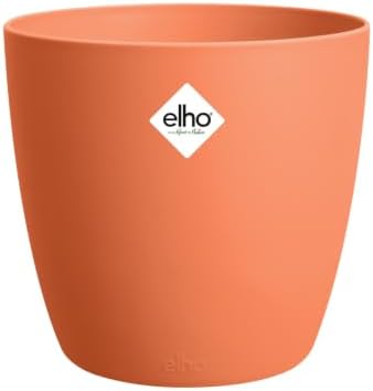 elho Brussels Round 20cm Flower Pot - Mild Terra by Elho