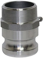 2" Male Camlock x 2" Male NPT Adapter - Stainless Steel 316 Type F - Industrial Grade, Durable, Corrosion Resistant, Quick Connect Fitting by Gwende