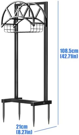 Detachable Gardening Hose Stand with Reinforced Frame and Ergonomic Height for Easy Access Sturdy Garden Hose Stand - Image 4