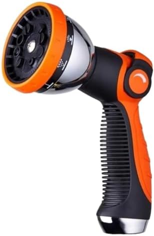 Hose Spray Nozzle, 10 Metal Duty Watering with Thumb Control - Image 4