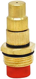 Garden Lawn Sprinkler Irrigation System Brass Misting Nozzle 1/2 Male Adjustable Hose Nozzles Water Spray to Greenhouse Strawberry Watering 12pcs - Image 3