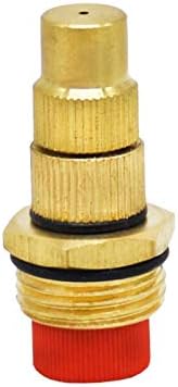 Garden Lawn Sprinkler Irrigation System Brass Misting Nozzle 1/2 Male Adjustable Hose Nozzles Water Spray to Greenhouse Strawberry Watering 12pcs - Image 3