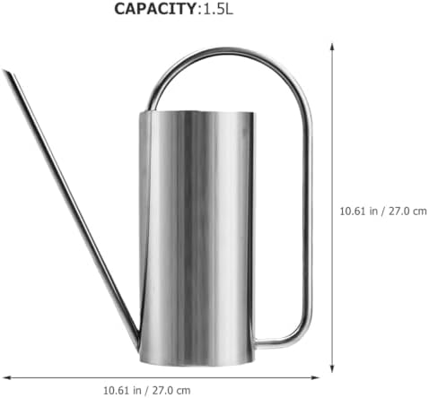 Watering Can Long Spout for Plants Stainless Steel 1.5l - Image 2