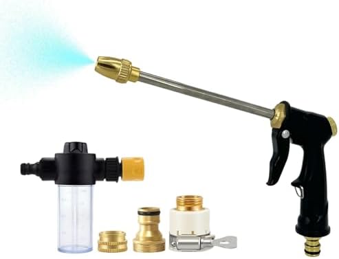 High Pressure Water Hose Nozzle Metal Heavy Duty Attachment by Unknown