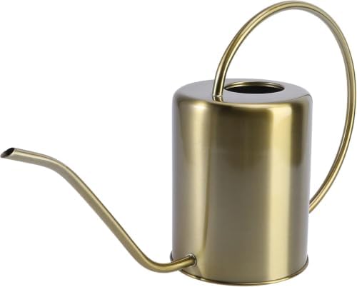Brass Gooseneck Watering Can – 1.5L/2L Stainless by Unknown