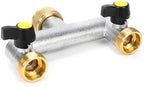 Brass Tap Splitter 2 Way Hose Connector 3/4 Inch - Image 6
