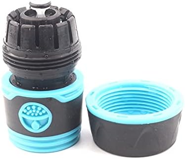 Xiaochen Garden Hose Sprinkler 1/2 Inch Garden Hose Quick Coupling Rubber Cover Faucet Quick Coupling Garden Irrigation Car Wash Hose Quick Coupling (Color : Black, Diameter : 1/2'') - Image 3