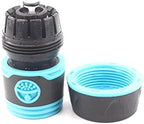 Xiaochen Garden Hose Sprinkler 1/2 Inch Garden Hose Quick Coupling Rubber Cover Faucet Quick Coupling Garden Irrigation Car Wash Hose Quick Coupling (Color : Black, Diameter : 1/2'') - Image 3