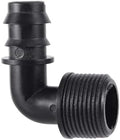 1/2" 3/4" Male Thread To DN16 DN20 Pipe Barb Elbow Connector Micro-Spray Drip Irrigation System Accessories(3I4 M-Thread To DN20,50Pcs) by Unknown
