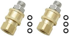 2Pcs 1/4" Stainless Steel Quick Connect Coupler Hose Fittings Fits for Graco/VEVOR/Titan Most Model Airless Paint Sprayer Accessories by Unknown