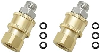 2Pcs 1/4" Stainless Steel Quick Connect Coupler Hose Fittings Fits for Graco/VEVOR/Titan Most Model Airless Paint Sprayer Accessories by Unknown