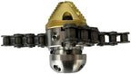 Pressure Washer Sewer Jetter Rotating Nozzle Jet Hose Spray Nozzle(3l8 Female 40LPM) - Image 4