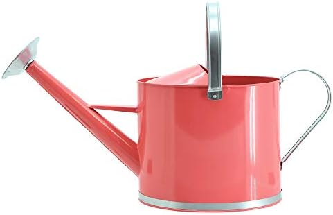 Arcadia Garden Products WC16 Chic Watering Can, Indoor and Outdoor, Easy Pour, Gift, 1.8 gal, Coral - Image 3