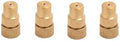 High Pressure Nozzle Brass Water Pipe Nozzle for Garden Hoses | Adjustable Features | Fits Standard Hoses, Garden Sprayers, Nozzles Brass Adjustable Nozzle 10pc by Unknown