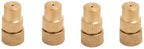 High Pressure Nozzle Brass Water Pipe Nozzle for Garden Hoses | Adjustable Features | Fits Standard Hoses, Garden Sprayers, Nozzles Brass Adjustable Nozzle 10pc by Unknown