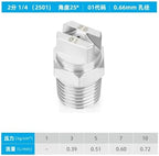 Flat fan-shaped nozzle metal ultra-high pressure cleaning surface,10PCS - Image 2
