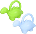 DOITOOL 2pcs Dinosaur Watering Can Set for Indoor Gardening, Small Thickened Large Capacity Plastic Plant Watering Kettle in Green and Blue for Home Flower Care by DOITOOL