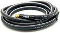 Vego Garden Leader Hose 16ft with Brass Thread and Swivel Grip Sleeve, 5/8" Leader Garden Water Hose with Male to Female Fittings for Garden & Yard by VegoGarden