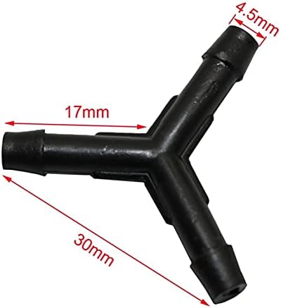 Leakproof Hose Fittings Y-shaped Barb Hose Connector Gardening Accessories Water Divider Agricultural Greenhouse Drip Irrigation Accessories 100 Pieces - Image 2