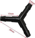 Leakproof Hose Fittings Y-shaped Barb Hose Connector Gardening Accessories Water Divider Agricultural Greenhouse Drip Irrigation Accessories 100 Pieces - Image 2