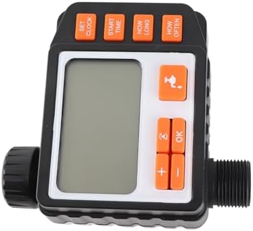 Yoidesu Automatic Watering Timer Irrigation Controller, LCD Display Digital Electronic Water Timer for Garden Sprinkler System, Outdoor Hose with Programmable Schedule, - Image 3