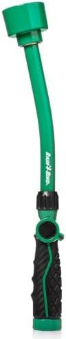 Rain Bird TCNZLWAND16 Watering Wand Garden Hose Nozzle, 16 Inch - Thumb Flow Control, Shower Spray Pattern, Comfort Grip, 3/4 in. GHT for Plants, Flower Beds & Outdoor Cleaning - Green and Black by RainBird