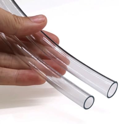 3m PVC Vinyl Tubing Lightweight Grade Clear Plastic Tube, Tubes Flexible Plastic Hose Line Pipe Oil Resistant Multipurpose Vinyl Hose(ID 18mm x 20mm OD) by Unknown