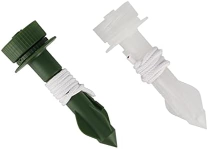 Garden Lawn Sprinkler Irrigation System Automatic Plant Automatic Watering Device Soil Moisturizing Dripper Garden Plant Watering and Fertilizing Tool Watering Artifact 2 Pieces (Color : Gre - Image 6